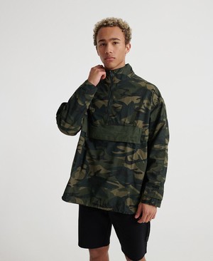 Superdry Utility Overhead Férfi Kabát Camo | EVXOL2946